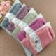 Lila Női gyapjú Cashmere vastag téli meleg, puha szilárd alkalmi sport zokni karácsony