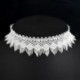 10Pcs / Set fehér gótikus virág csipke bársony choker gallér medál nyaklánc ajándék