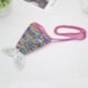 Zöld Gyerek lányok hableány farok Crossbody táskák érme erszényes pénztárca kártya tartó tárolás