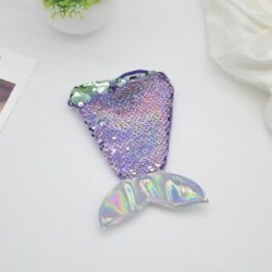 Ibolya Gyerekek hableány farok Crossbody táskák érme erszényes pénztárca kártya tartó tárolás lányoknak