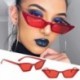 Lila VINTAGE WOMEN CAT EYE SUNGLASSES RETRO kis keret UV400 EYEWEAR FADHION LADIES