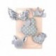 * 4 5Pcs gyerek lányok kézzel készített Bowknot haj klipek Barrette Hairpin haj tartozékok
