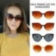 Leopárd Női Retro Cat Eye Vintage kerek napszemüveg szemüveg szemüvegek UV400 árnyalatok Új