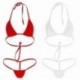 királykék Szexi női fehérnemű Micro Thong fehérnemű G-String Bra Mini Bikini fürdőruha