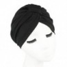 Fekete Nők férfiak Unisex indiai stílusban nyújtható Turban kalap haj fejét csomagolja a fej fejrész