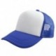 Fehér / világoskék Üres sima snapback sapka Unisex férfiak női hip-hop állítható sport baseball sapka