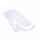 fehér Unisex fejfedő fejpánt kalóz sapka sapka sima selyem nylon sapka szilárd szín Új