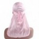 Rózsaszín Unisex fejfedő fejpánt kalóz sapka sapka sima selyem nylon sapka szilárd szín Új