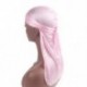 Rózsaszín Unisex fejfedő fejpánt kalóz sapka sapka sima selyem nylon sapka szilárd szín Új