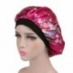 * 1 Nők széles sávú szaténcsomagja Kényelmes éjszakai alvó kalap haj sapka Női Turban