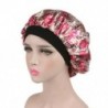 * 4 Nők széles sávú szaténcsomagja Kényelmes éjszakai alvó kalap haj sapka Női Turban