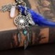 Vintage Dream Catcher kulcstartó Charm medál kulcstartó táska táska kulcstartó lánc