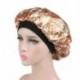 * 4 Női széles sáv szatén Bonnet éjszaka alvó kalap haj sapka Női Turban Kényelmes