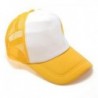 Fehér / sárga Új üres snapback sapka Unisex férfi hip-hop állítható sport baseball sapka
