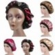 * 2 Nők, szatén széles sávos bónusz, kényelmes éjszaka alvó kalap haj sapka, női Turban