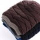Kávé Retro férfi nők téli meleg gyapjú horgolt Kötött sapka Plicate Baggy Beanie kalap koponya
