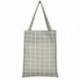 Szürke Plaid Vászon kézitáska Váll Tote Satchel Vásárlás Eco Messenger Bag Square Star táskák