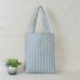 Szürke Plaid Vászon kézitáska Váll Tote Satchel Vásárlás Eco Messenger Bag Square Star táskák