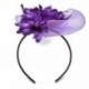 Piros Női Fascinator Feather Esküvői Party Pillbox Hat fejpánt Clip Fátyol Új