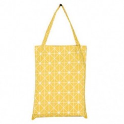 Sárga Kézitáska Vállvászon Tote Satchel Eco Messenger Bevásárlótáska Square Star táska