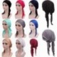 Rózsavörös Női fejkendő Chemo Hat Bandana Tichel rák Turban előkötött fejfedők Új