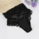 XL Szexi nők fekete csipke g-string rövidnadrág bugyi szíjak fehérnemű knickers fehérnemű