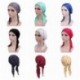 Khaiki Női fejkendő Chemo Hat Turban előkötött fejfedő Bandana Tichel rák sapka