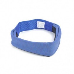 Kék Férfiak nők sweatband fejpánt jóga tornaterem futó stretch sport izzadság fej zenekar