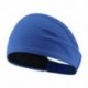 Kék Férfiak nők sweatband fejpánt jóga tornaterem futó stretch sport izzadság fej zenekar
