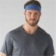 Kék Férfiak nők sweatband fejpánt jóga tornaterem futó stretch sport izzadság fej zenekar