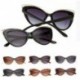 Barna keret Vintage Retro Cat Eye napszemüveg női divat szemüvegek árnyalatok szemüvegek UV400