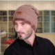 Sötétkék Unisex gyapjú fleece bélelt téli meleg kalapot Nők Men Camping Beanie Baggy Ski Cap