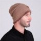 Sötétkék Unisex gyapjú fleece bélelt téli meleg kalapot Nők Men Camping Beanie Baggy Ski Cap