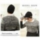 Sötétkék Unisex gyapjú fleece bélelt téli meleg kalapot Nők Men Camping Beanie Baggy Ski Cap