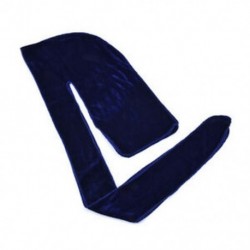 Királykék Női férfiak bársonyos lélegző Bandana kalap Turban sapka kültéri sport melegebb fejfedők