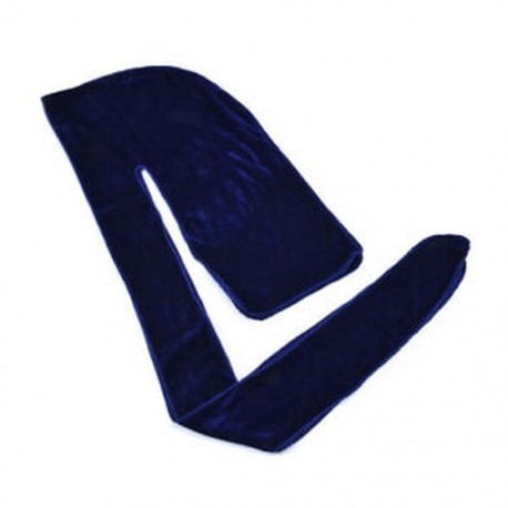 Királykék Női férfiak bársonyos lélegző Bandana kalap Turban sapka kültéri sport melegebb fejfedők