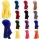 Királykék Női férfiak bársonyos lélegző Bandana kalap Turban sapka kültéri sport melegebb fejfedők
