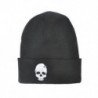 fehér Unisex kültéri téli meleg sík kötött sapka Baggy Hip Hop koponya Beanie kötött kalap