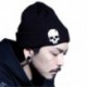 fehér Unisex kültéri téli meleg sík kötött sapka Baggy Hip Hop koponya Beanie kötött kalap