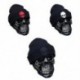 fehér Unisex kültéri téli meleg sík kötött sapka Baggy Hip Hop koponya Beanie kötött kalap