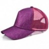 * 2 Rose Pink 2018 Nők lófarok Baseball sapka Rendetlen bun baseball sapka Snapback Sun Sport sapkák