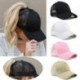 * 2 Rose Pink 2018 Nők lófarok Baseball sapka Rendetlen bun baseball sapka Snapback Sun Sport sapkák