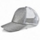 * 2 Ezüst 2018 Nők lófarok Baseball sapka Rendetlen bun baseball sapka Snapback Sun Sport sapkák