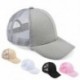 Fekete 2018 lófarok baseball sapka nők rendetlen bun baseball sapka Snapback sun sport sapkák