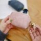 Zöld Női divat PU bőr mini pénztárca kártya kulcstartó Zip érme erszényes tengelykapcsoló táska