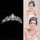Elegáns esküvői tiara strasszkövekkel díszítve - Lánybúcsúkra is