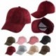 Fekete Unisex férfiak nők velúr baseball sapka Snapback visor sport nap állítható kalap Új