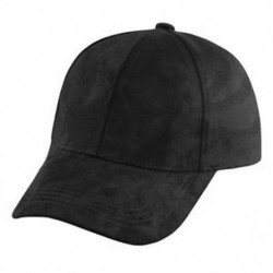 Fekete Új Unisex férfiak nők velúr baseball sapka Snapback visor sport nap állítható kalap