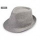 Kék Férfi alkalmi Fedora Trilby gengszter sapka Női nyári strand napsütés Panama kalap