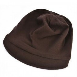 Kávé Puha szilárd muszlim Stretch Cancer Chemo Turban kalap hajhullás fej kendő Wraps